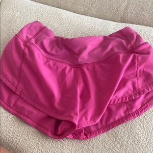 Sonic pink lululemon speed up shorts 2.5inch low rise